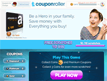 Tablet Screenshot of couponroller.com